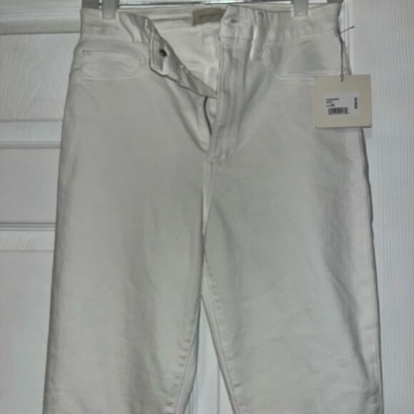Favorite Daughter The Sara High Rise Skinny Jean in White Size 28 NWT - Picture 7 of 12